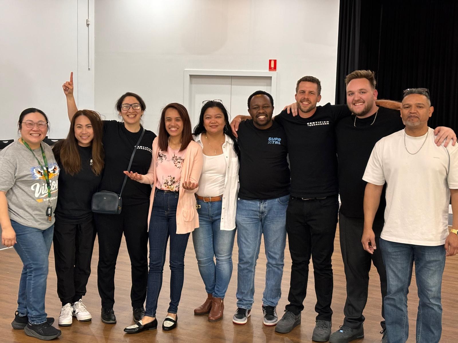 Certified Forerunners from TSNL Church Melbourne together after a gathering